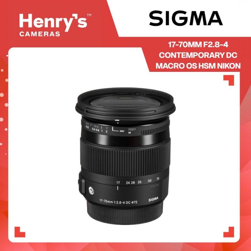 SIGMA 17-70mm F2.8-4 CONTEMPORARY DC MACRO OS HSM (NIKON)